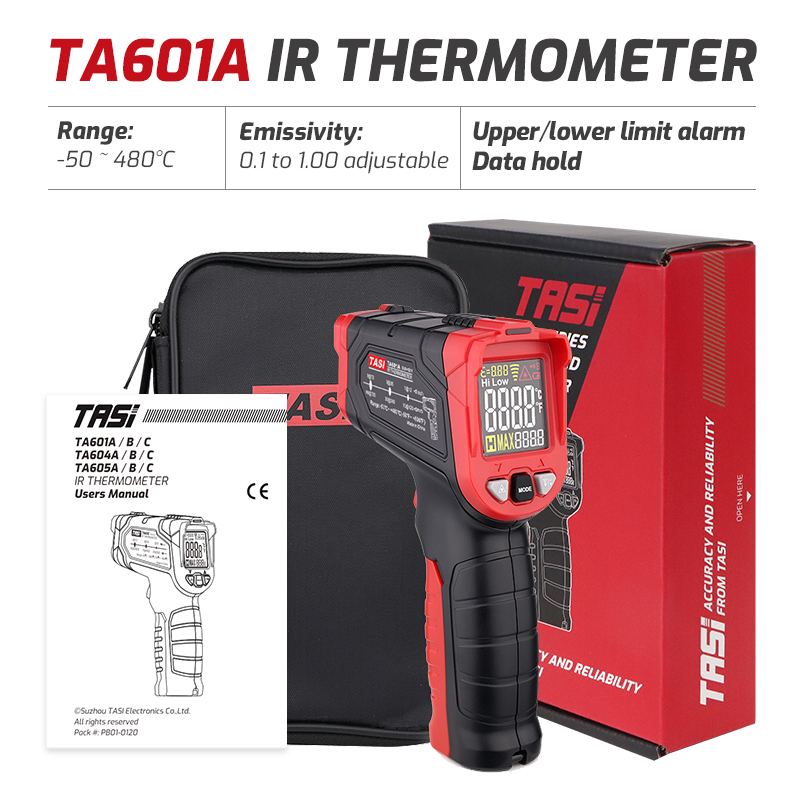 Industrial Laser Temperature Gun - Termómetro Infrarrojo TA601A TA601B TA601C, Pistola