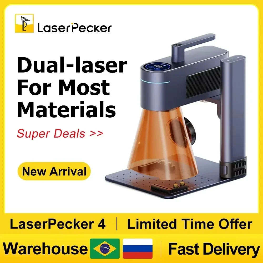 Industrial Handheld Laser Engraver - LASERPECKER 4 LP4 Máquina de grabado