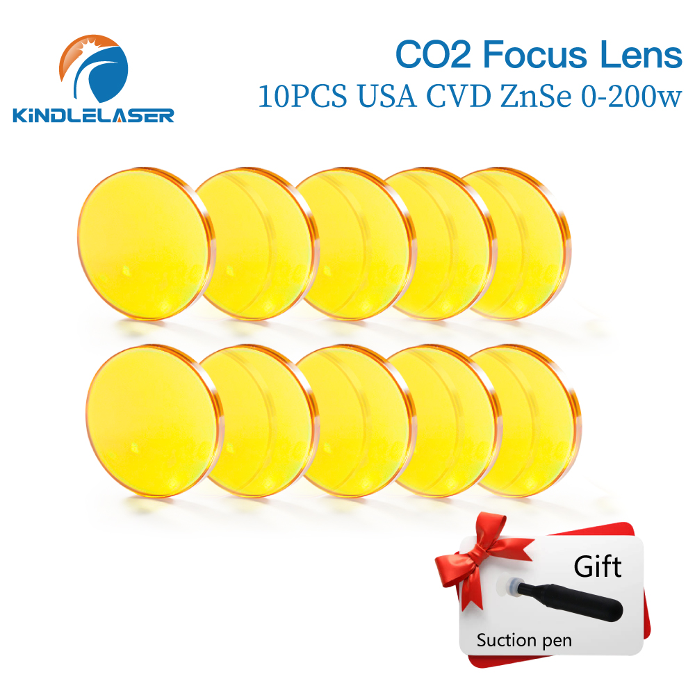 Co2 Laser Mirror - Lente de enfoque Kindlelaser 3/5/10 Uds