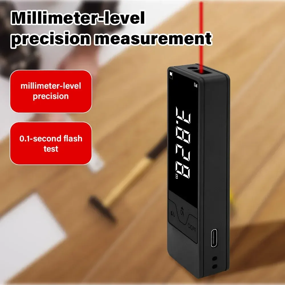 Industrial Laser Rangefinder - Medidor de Distancia Láser Recargable por
