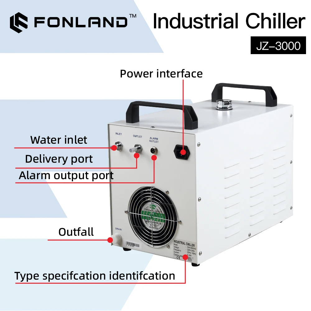 Enfriador de Agua Industrial F - Industrial Laser Engraver reseña y precio