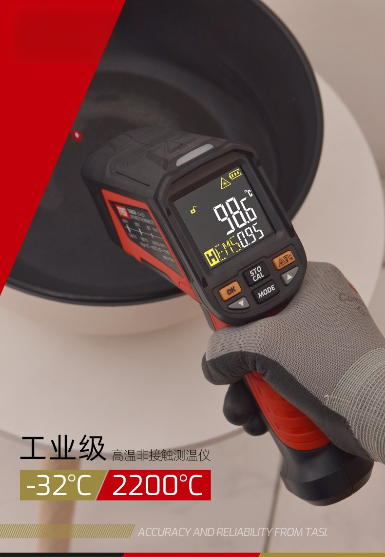 Termómetro Infrarrojo Industri - Industrial Laser Temperature Gun reseña y precio