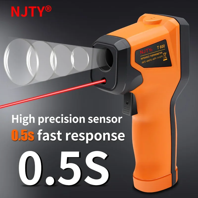 Termómetro infrarrojo digital  - Industrial Laser Temperature Gun reseña y precio