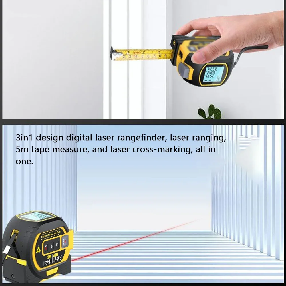 Medidor de distancia con retro - Industrial Laser Rangefinder reseña y precio