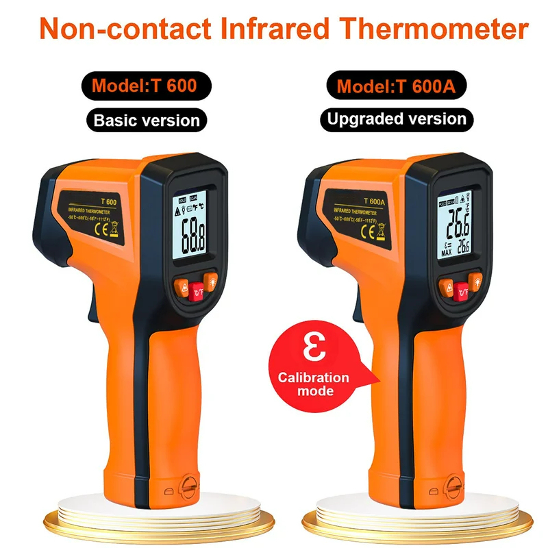 Termómetro Infrarrojo T600 T60 - Industrial Laser Temperature Gun reseña y precio