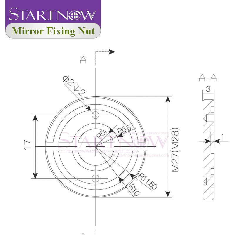 Tuerca de Fijación para Espejo - Co2 Laser Mirror reseña y precio