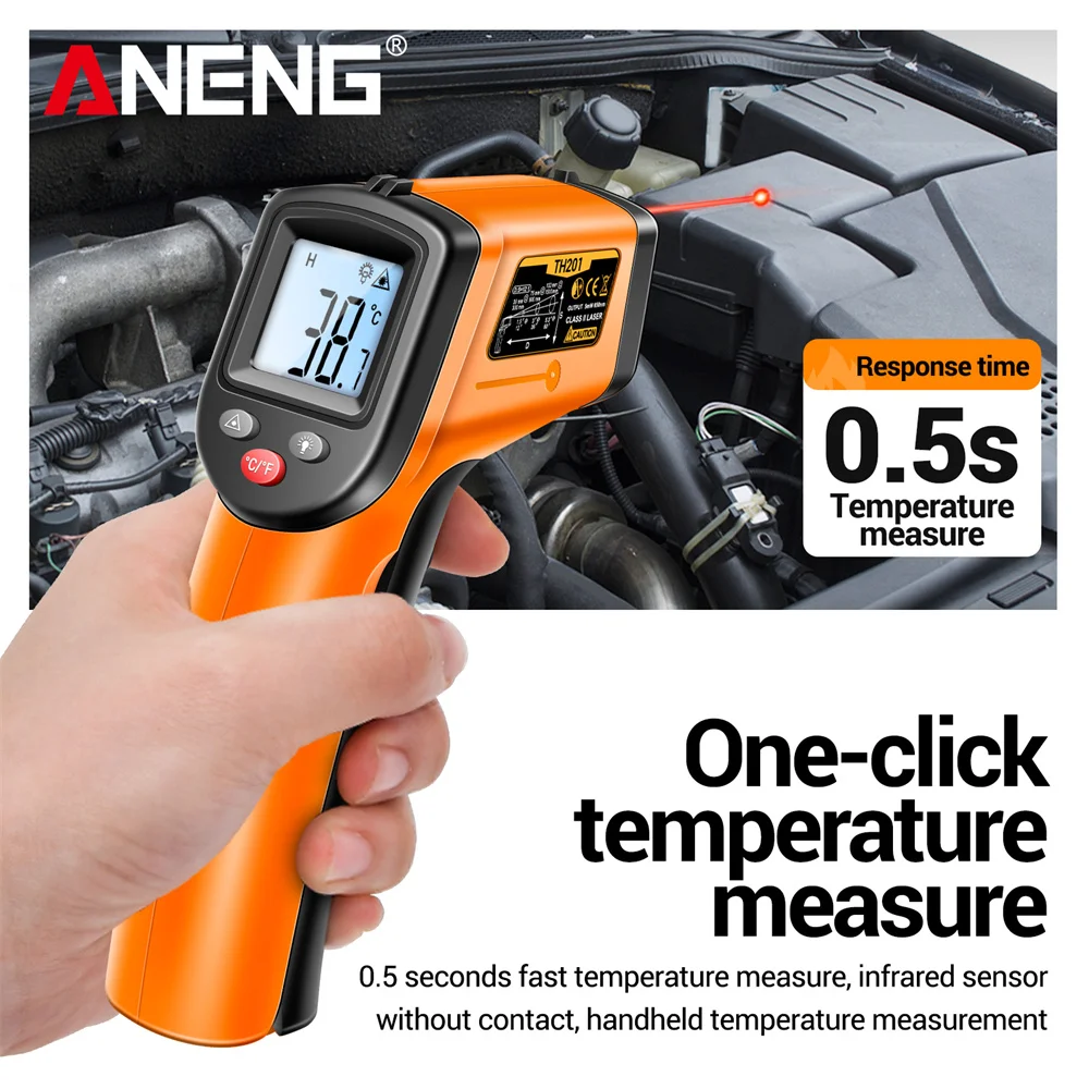 Termómetro Infrarrojo Digital  - Industrial Laser Temperature Gun reseña y precio