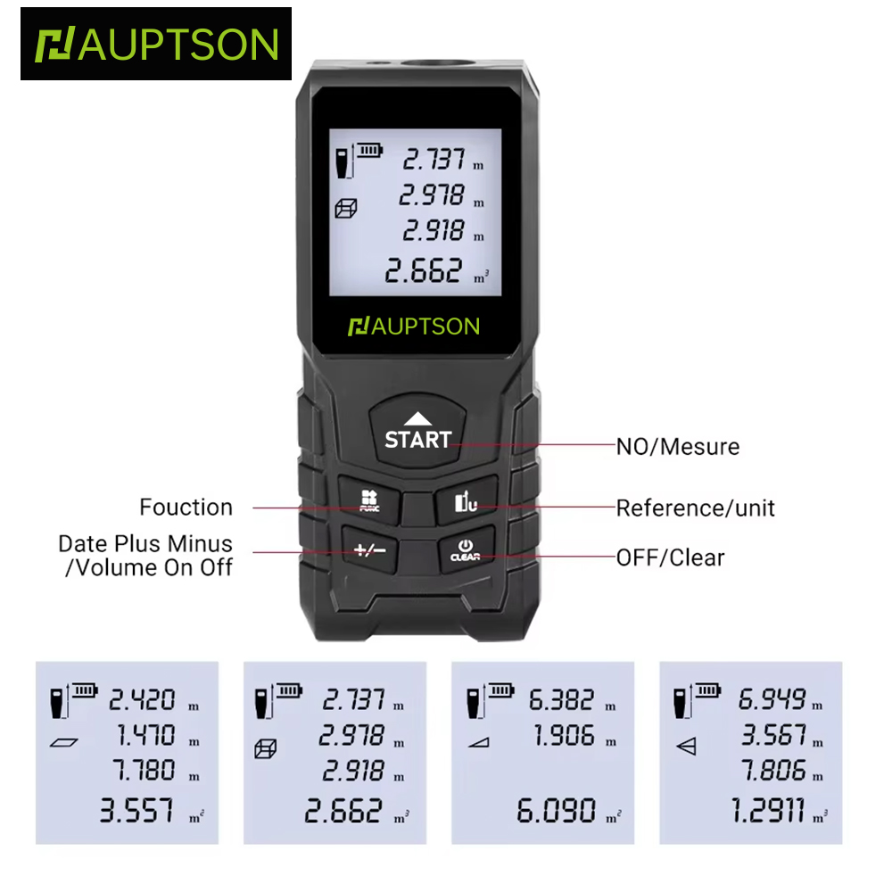 HAUPTSON 70/100M telémetro lás - Industrial Laser Rangefinder reseña y precio