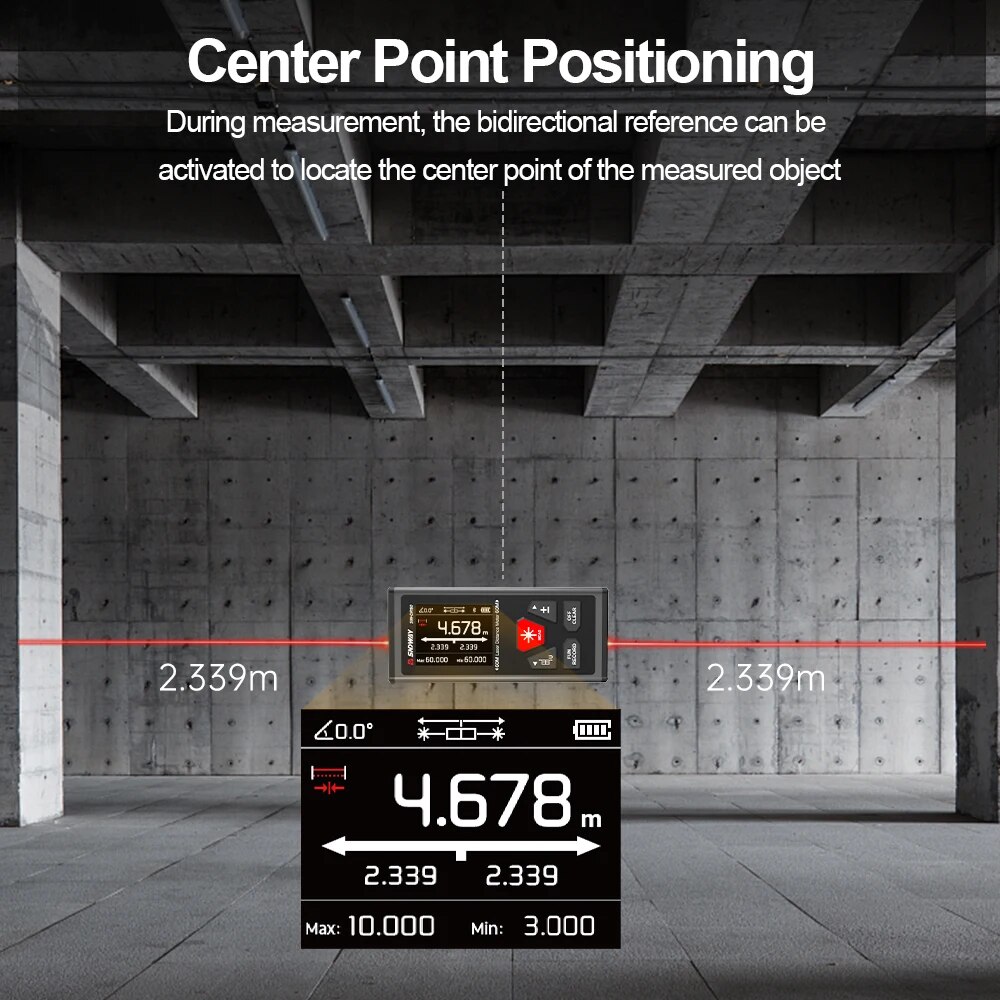 SNDWAY medidor de distancia lá - Industrial Laser Rangefinder reseña y precio