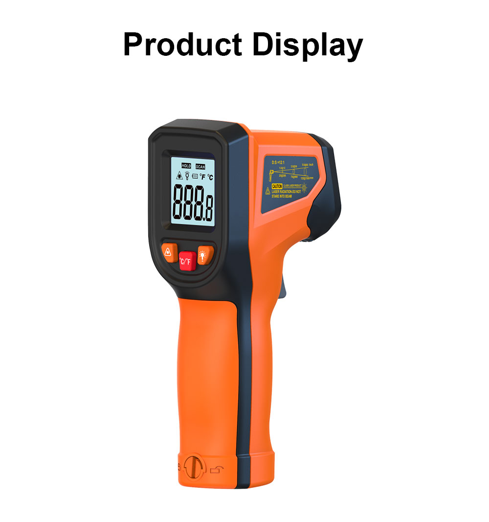 Termómetro Infrarrojo Digital  - Industrial Laser Temperature Gun reseña y precio