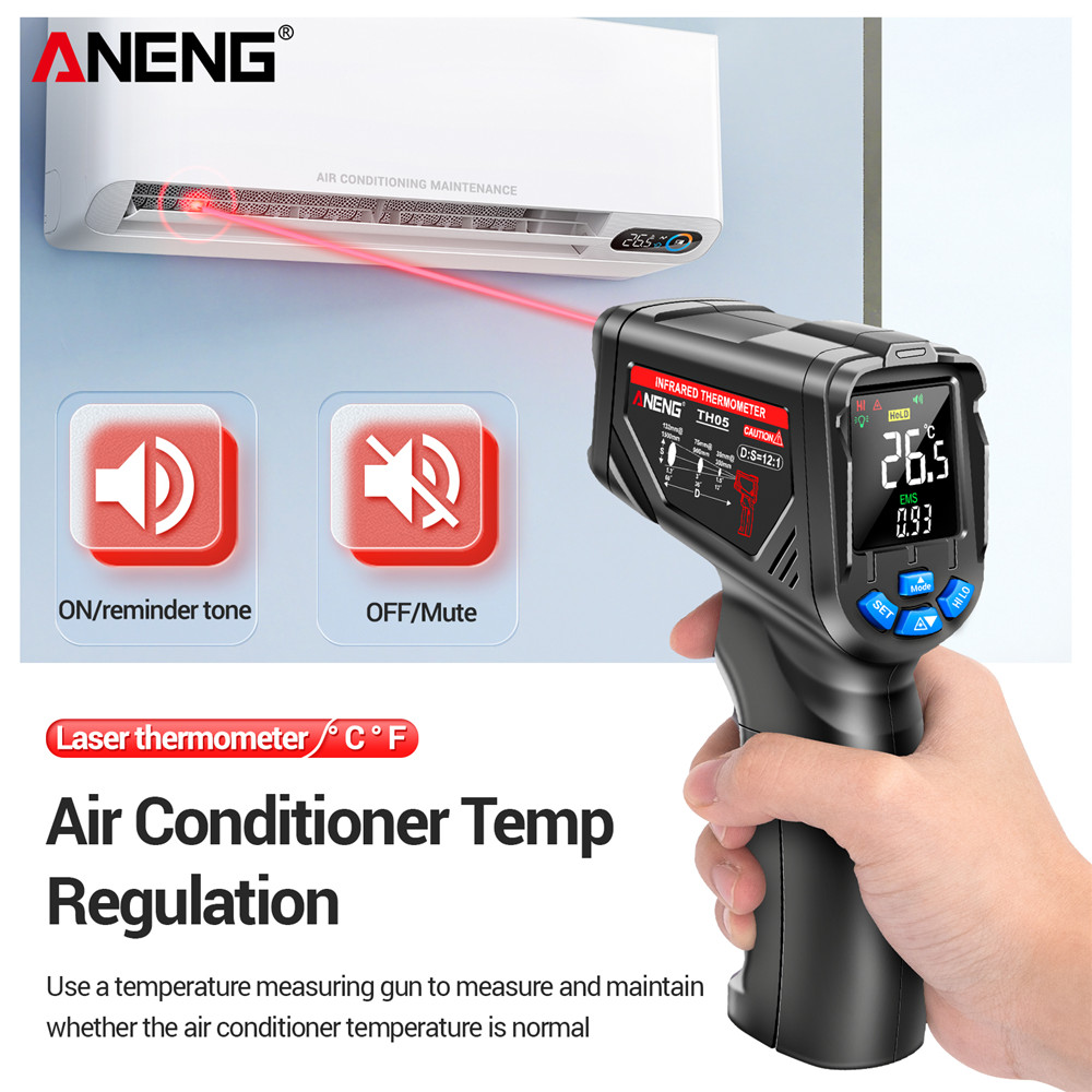 Termómetro Infrarrojo Digital  - Industrial Laser Temperature Gun reseña y precio