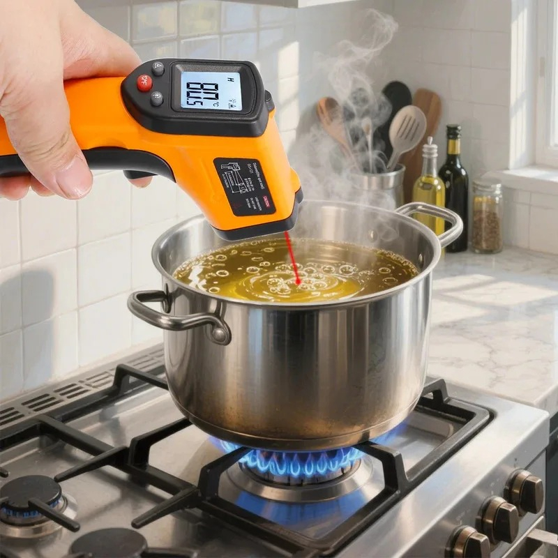 Termómetro Infrarrojo de Mano, - Industrial Laser Temperature Gun reseña y precio