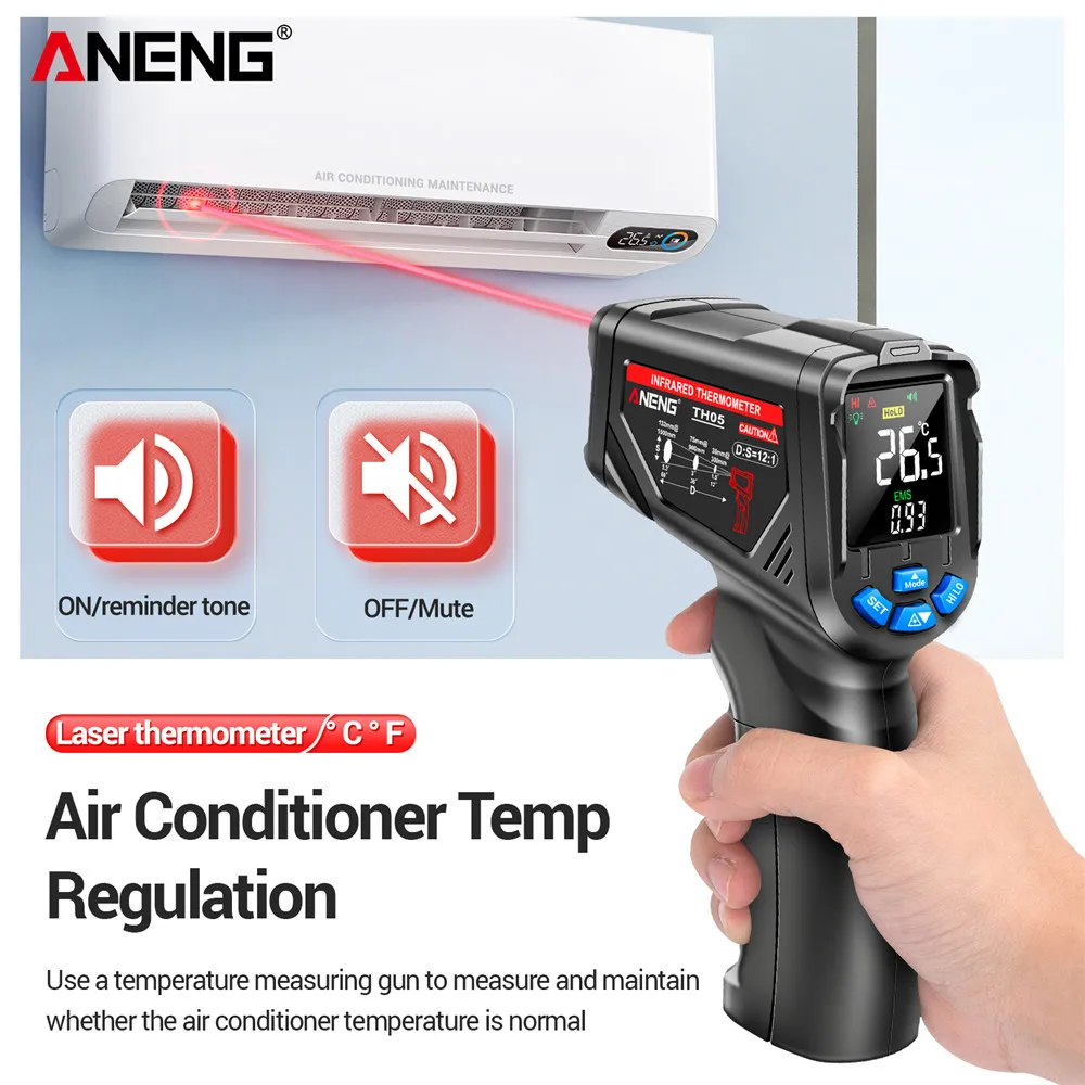 Termómetro Infrarrojo Digital  - Industrial Laser Temperature Gun reseña y precio